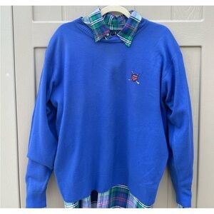 Polo Ralph Lauren Exceptional CASHMERE Pull over Logo Sweater.